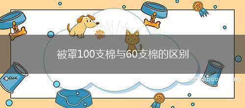 被罩100支棉与60支棉的区别