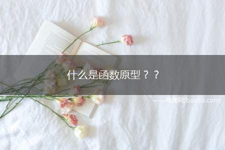 什么是函数原型？？