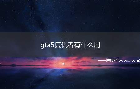 gta5复仇者有什么用