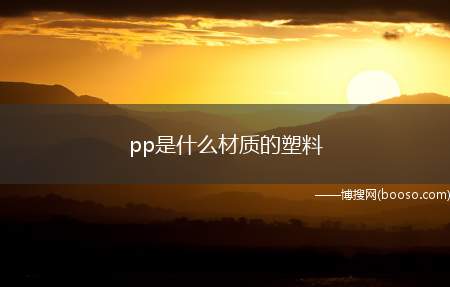 pp是什么材质的塑料（pp在塑料中代表聚丙烯材料）