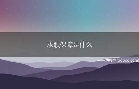 求职保障是什么（招聘网会声明为求职者提供求职保障）