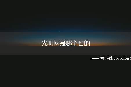 光明网是哪个省的（荣获“中国优秀文化网站”第一名）