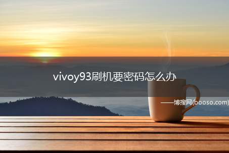 vivoy93刷机要密码怎么办（刷机需要验证密码的解决方式）