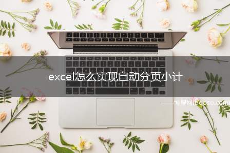 excel怎么实现自动分页小计（excel自动分页统计）