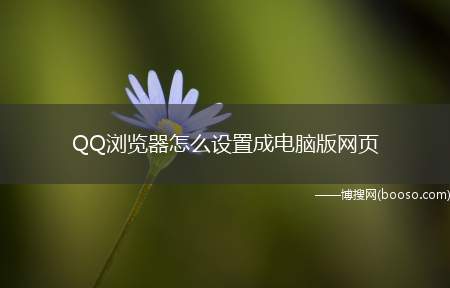 QQ浏览器怎么设置成电脑版网页（怎么在QQ浏览器上浏览电脑版的网页）