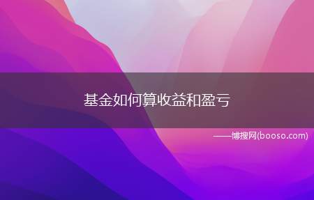 基金如何算收益和盈亏（在计算基金收益时,我们要注意所申购基金的申购费率、申购时的净）