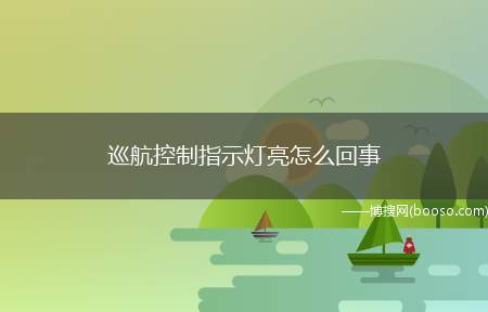 巡航控制指示灯亮怎么回事（巡航控制灯亮是开启了自动巡航的预设操作）